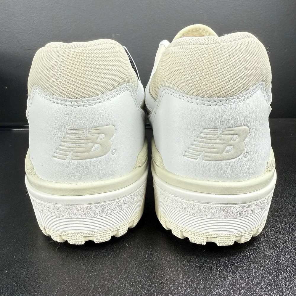 New Balance 550 Shoes Womens Size 11‎ B White Leather  BBW550WS Casual Sneaker